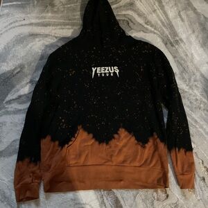 Yeezus Tour Black and Brown Hoodie